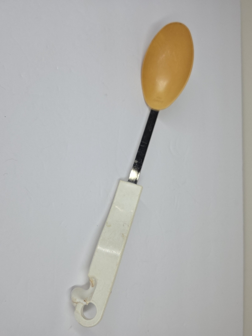 Vtg Bonny Nylon Serving Spoon Utensil Plastic Yellow Orange USA